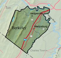 county berkeley wv map virginia west details wvencyclopedia encyclopedia